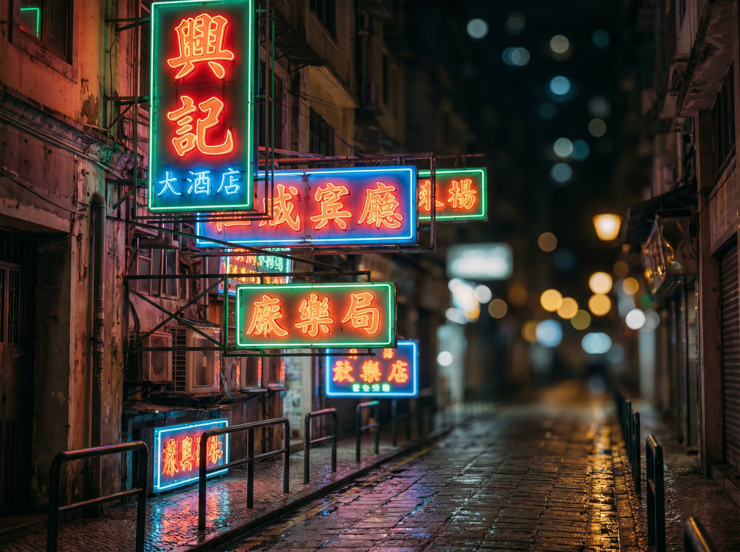 金沙娱乐城 - 霓虹灯招牌特写